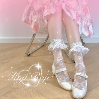 Ruffle Lace Lolita Style Ankle Socks by Roji Roji (RJ23)